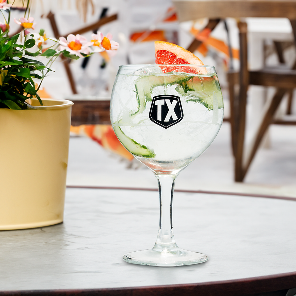 Echt TX glas met cocktail